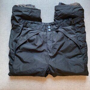 London Fog Boys' Classic Heavyweight Snow Ski Pant, Black, Size Small 8
